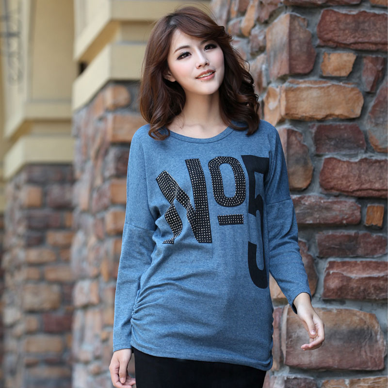 韩版大码胖女装修身...