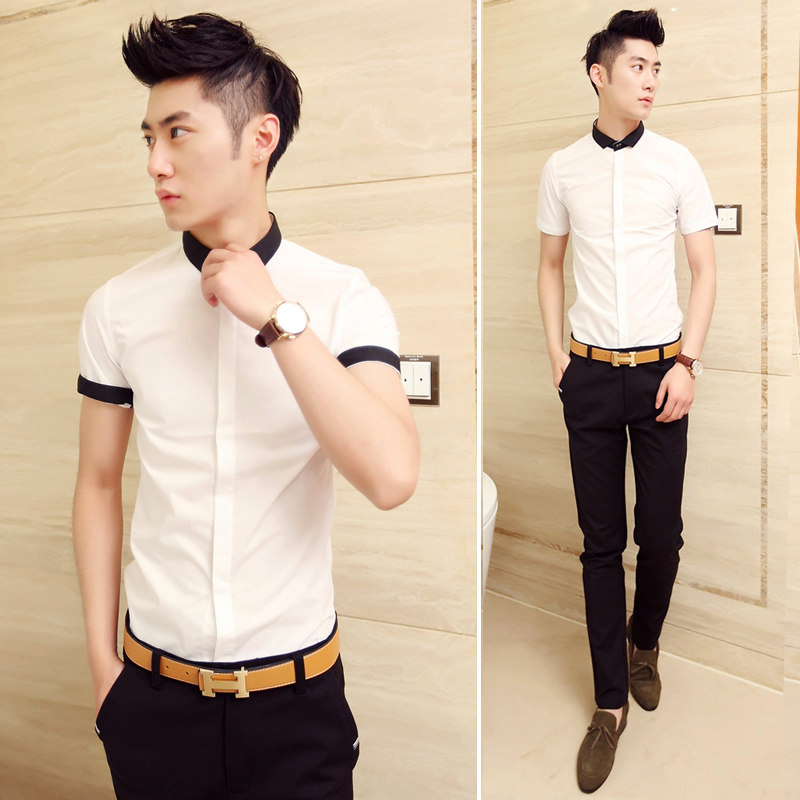 夜场酒吧调酒理发店工作服美<em>发型师</em>时尚<em>服装</em>衬