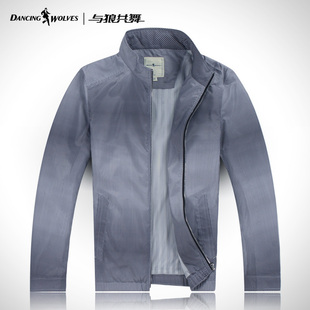  【新款特价359】与狼共舞 jacket 春男装渐变商务夹克外套