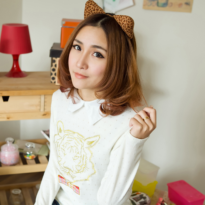 韩版日系森女可爱领...