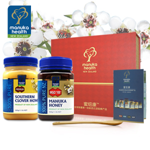  【天猫年货】新西兰蜜纽康 麦卢卡MGO100+500g 南岛三叶草礼盒