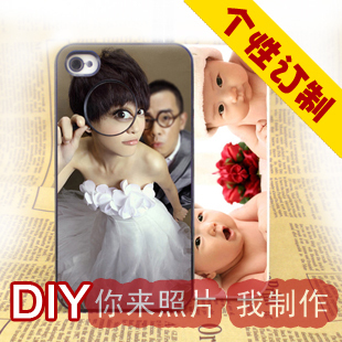  手机工坊 iphone4手机壳定制 iphone5外壳 照片定制 diy保