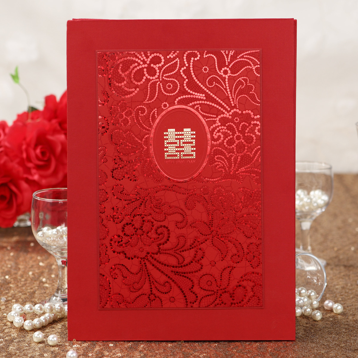 唯思美 婚礼签名册创意签到本 婚礼礼金簿婚礼签到册结婚精美高档 唯思美 婚礼签名册创意签到本 婚礼礼金簿婚礼签到册结婚精美高档