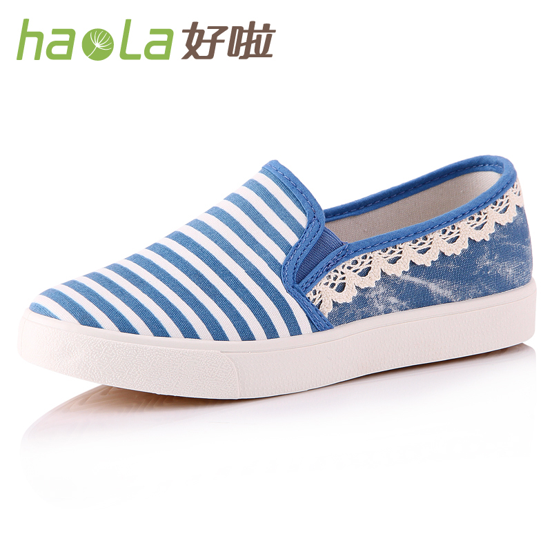 海军风低帮休闲一脚...