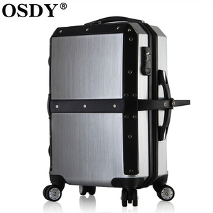  OSDY复古拉杆箱20寸登机箱24寸托运箱旅行箱行李箱万向轮