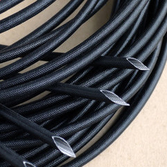 黑色护线管Φ5mm 玻璃纤维管 自熄管 玻纤管