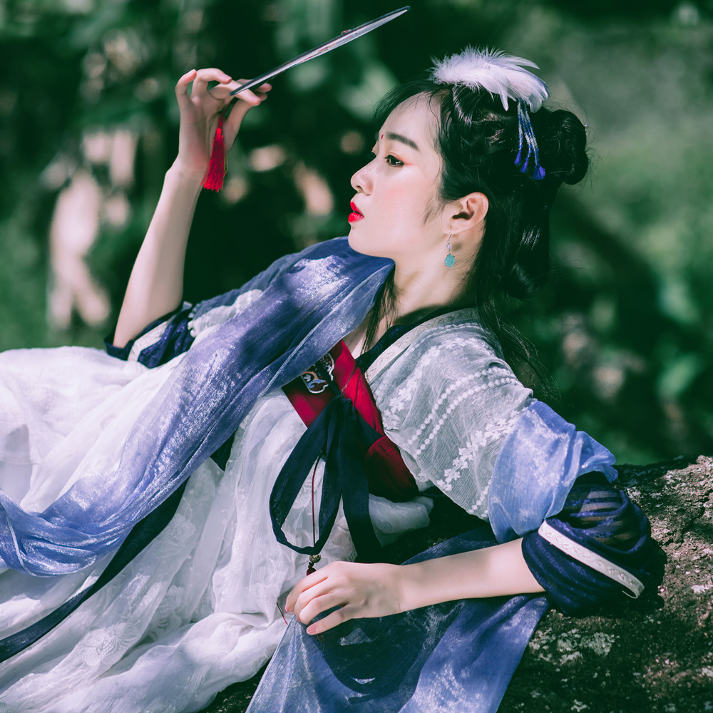 【南風漢韻】雲笙原創齊胸襦裙漢服/薔薇花暗紋繡花文藝清新套裝在類目 女裝/女士精品, 唐裝/民族服裝/舞臺服裝, 民族服裝/舞臺裝中 - 來自Buy2taobao.com提供專業的淘寶代購服務