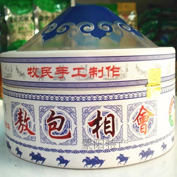 【2个包邮】蒙古特色 敖包相会 蒙古包礼盒马背奶干奶酪 228g
