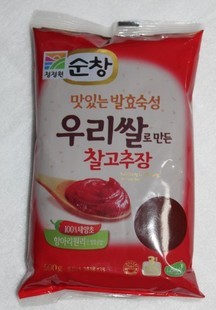 韩国进口清净园辣椒酱袋装500克 顺昌辣酱石锅