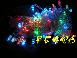  结婚串灯 圣诞节彩灯布置 LED灯 节日装饰灯 闪灯 60珠 彩色