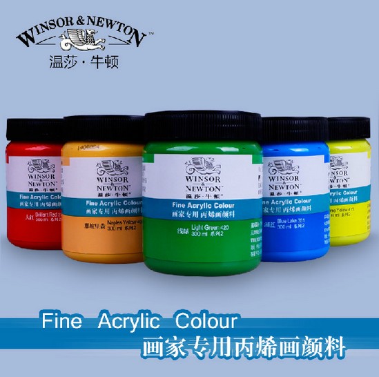 Windsor Newton 300ml Acrylic paint Wall painting Pigment Hand-painted pigments Acrylic painting pigment Textile Pigmentin the Toy/Childs/Puzzle/Building block/Model , Painting Supplies , Pigment category - from Buy2taobao.com to provide professional Taobao agent buy service