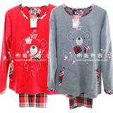<em>淘宝</em>购物情侣家居服法兰绒情侣<em>睡衣</em>男<em>女士</em>纯棉