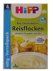  四皇冠 德国hipp喜宝免敏型有机纯米粉 4个月 无奶400g  预定