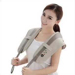  正品喜客多颈肩乐颈椎按摩器颈部腰部肩颈部捶打按摩披肩带特价