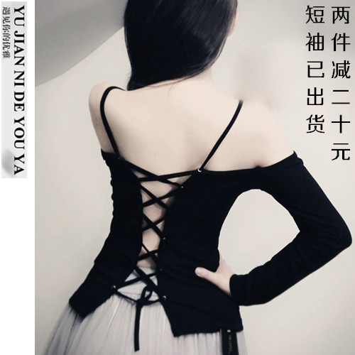 后背绑带系带拉丁舞服装钢管舞蹈服练功服女吊带上衣服露背性感夏|msdalam kategori sukan/Yoga/kecergasan/bekalan peminat, Dance/Aerobik/Gymnastics, tarian Latin, Baju Tarian Latin - dari Buy2taobao.com untuk memberikan perkhidmatan ejen Taobao profesional membeli