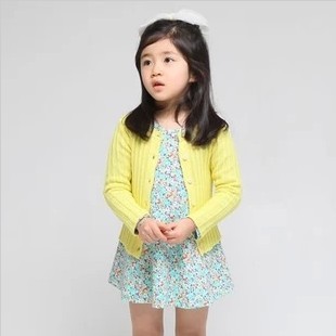 搬仓五折金冠童装<em>男童</em>女童 <em>长款毛线开衫</em>毛衣