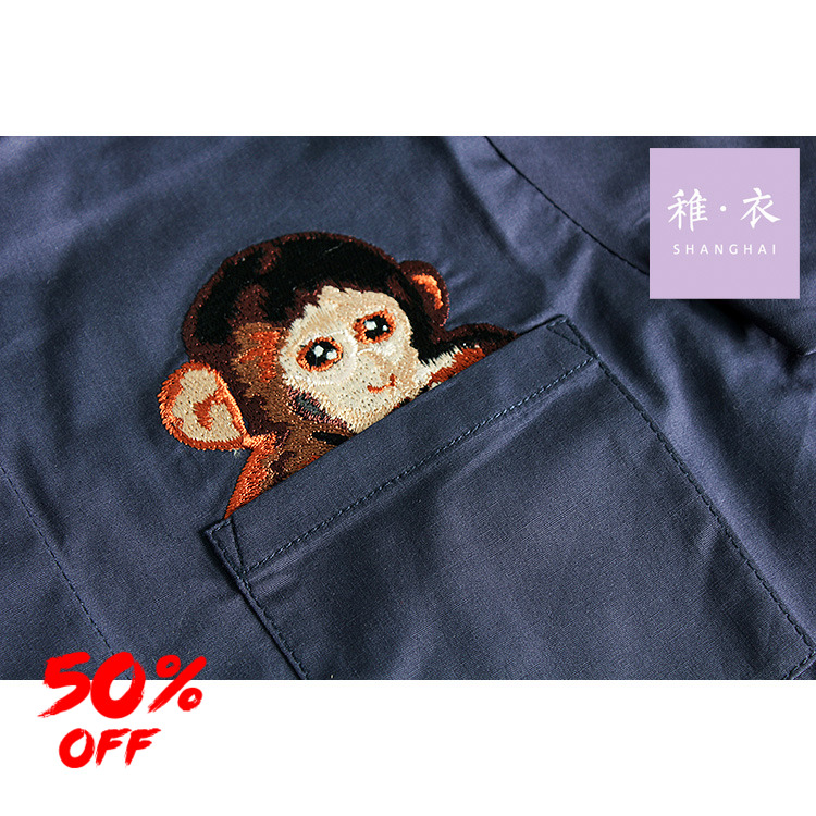 undefined5 Clearance Return and exchange Embroidery Original children Chinese style Stand collar shirt Male baby Retro full dressundefinedin the Personalized custom/Design Services/DIY , Custom clothing bags , Custom clothing , Dress custom category - from Buy2taobao.com to provide professional Taobao agent buy service