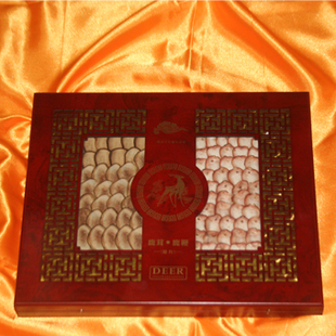  长白山东北特产 原枝鹿茸片礼盒 鹿鞭片礼盒 壮阳补肾