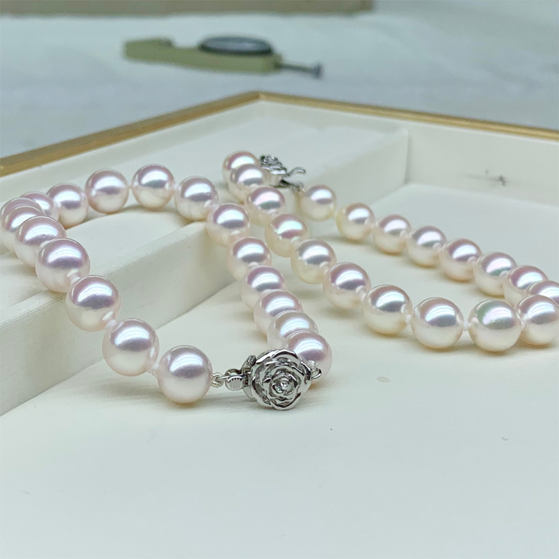 海臣珍珠 性价比AKOYA海水珍珠手链8.5-9mm 天女色泽上上等表皮|msdalam kategori barang kemas/berlian/Emerald/emas, mutiara asli (baru), barang kemas - dari Buy2taobao.com untuk memberikan perkhidmatan ejen Taobao profesional membeli