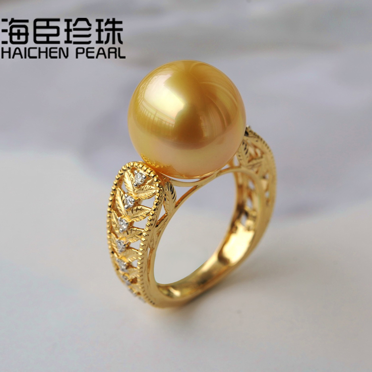 Chen Sea pearls Boutique Nanyang Pearl Ring Flawless 18K gold 13.7mm SSPJ5270in the Jewelry/Diamond/Jade/Gold , Natural pearls (New) , Bracelets category - from Buy2taobao.com to provide professional Taobao agent buy service