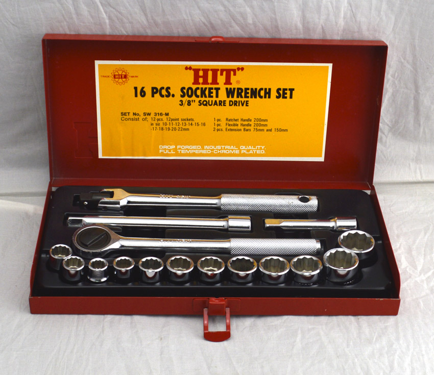 日本喜力HIT 16件套裝公制梅花套筒工具 316M 10-22mm 3/8DR在類目 五金/工具, 手動工具, 扳手, 手動套筒扳手中 - 來自Buy2taobao.com提供專業的淘寶代購服務