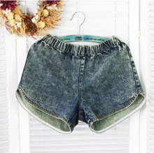 2013 new Korean women summer denim shorts loose shorts shorts big yards fat mm thin genuine