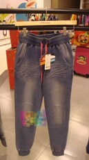 Джинсы женские 75折专柜正品代购2013大嘴猴faulfrank针织牛仔长裤pfpt133216l Paul