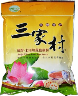  【498】四皇冠 杭州特产 速溶*未添加蔗糖藕粉450克（袋装）