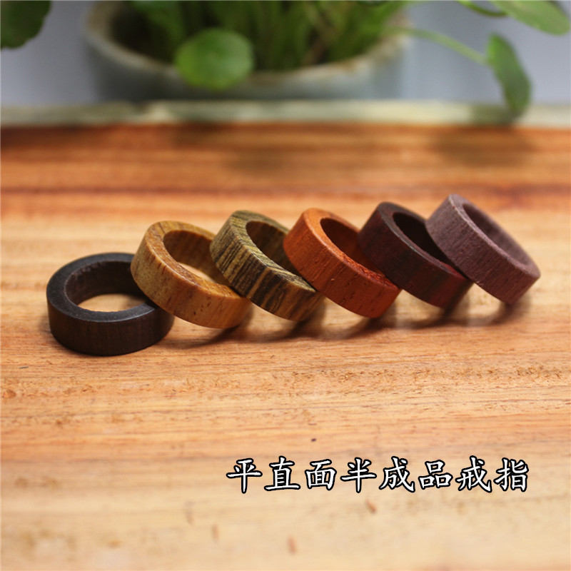 檀木戒指料半成品红木戒指DIY戒指料尾戒【平面直角内径15.5mm】|msdalam kategori Aksesori/Barang Kemas Fesyen, Ring/Ring - dari Buy2taobao.com untuk memberikan perkhidmatan ejen Taobao profesional membeli
