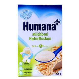  德国humana瑚玛娜米粉2段燕麦米粉代购原装进口婴儿食品宝辅食