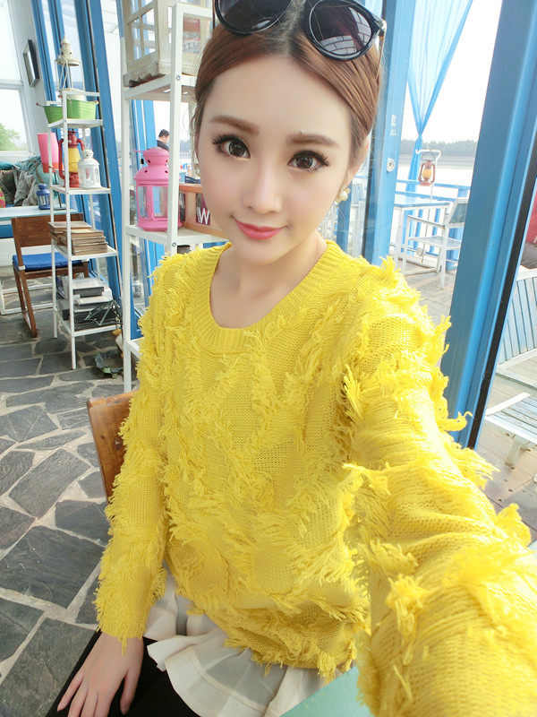2013新款 <em>韩剧同款</em>超火爆麦穗毛衣4色 <em>女装</em>秋
