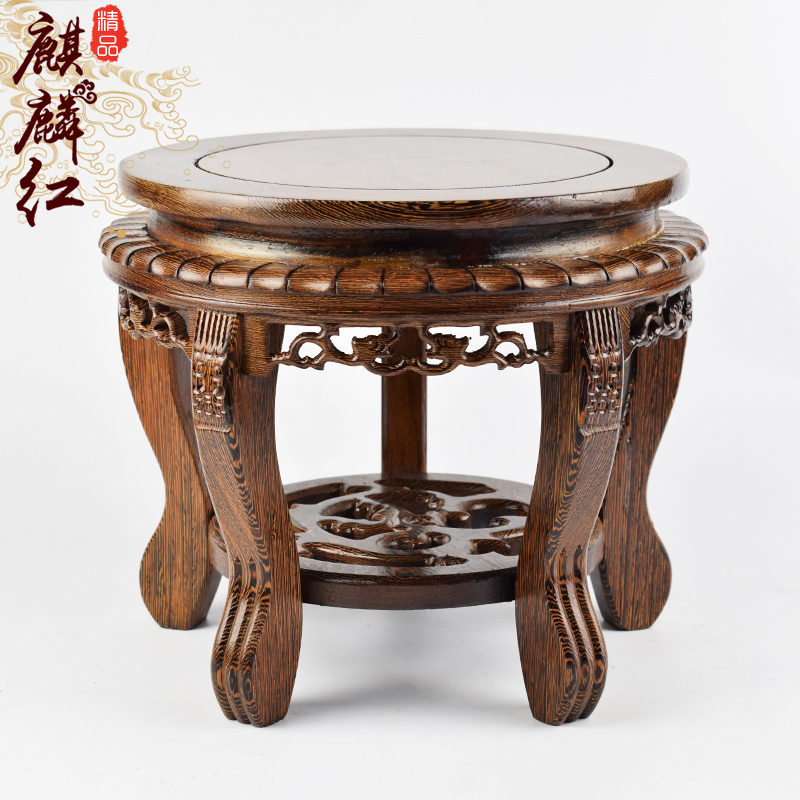 直销麒麟红木工艺品奇石玉石头玛瑙翡翠小花盆圆形底座茶托漂亮在类目 家居饰品, 摆件中 - 来自Buy2taobao.com提供专业的淘宝代购服务