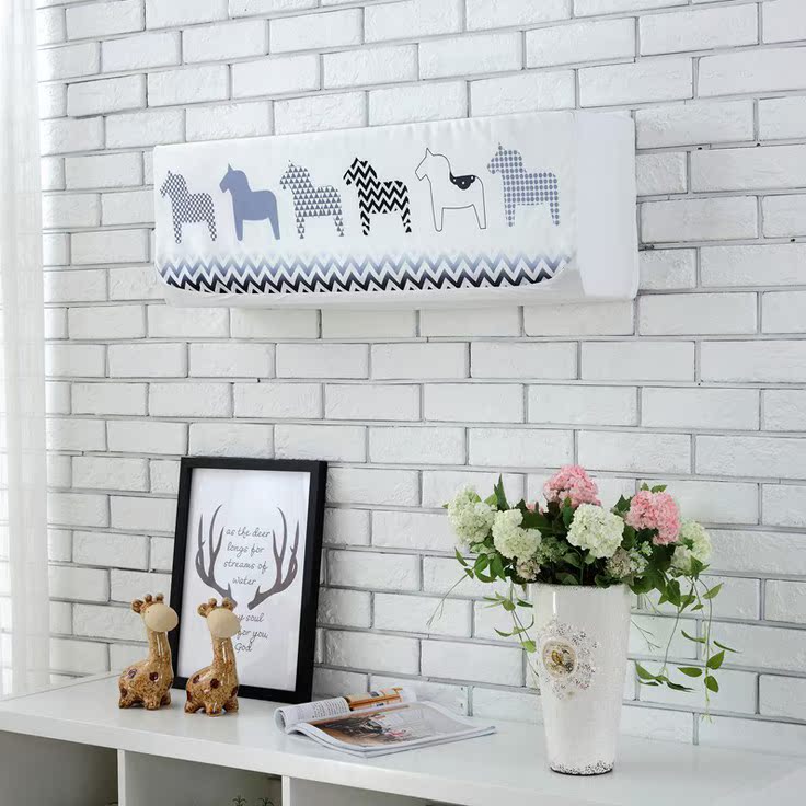 Haier Mitsubishi Hang up Air conditioner cover All inclusive 1.5p Hanging type internal unit cover black and white indoor dust coverin the Home Fabric , Dust protection cover , Air conditioner cover category - from Buy2taobao.com to provide professional Taobao agent buy service