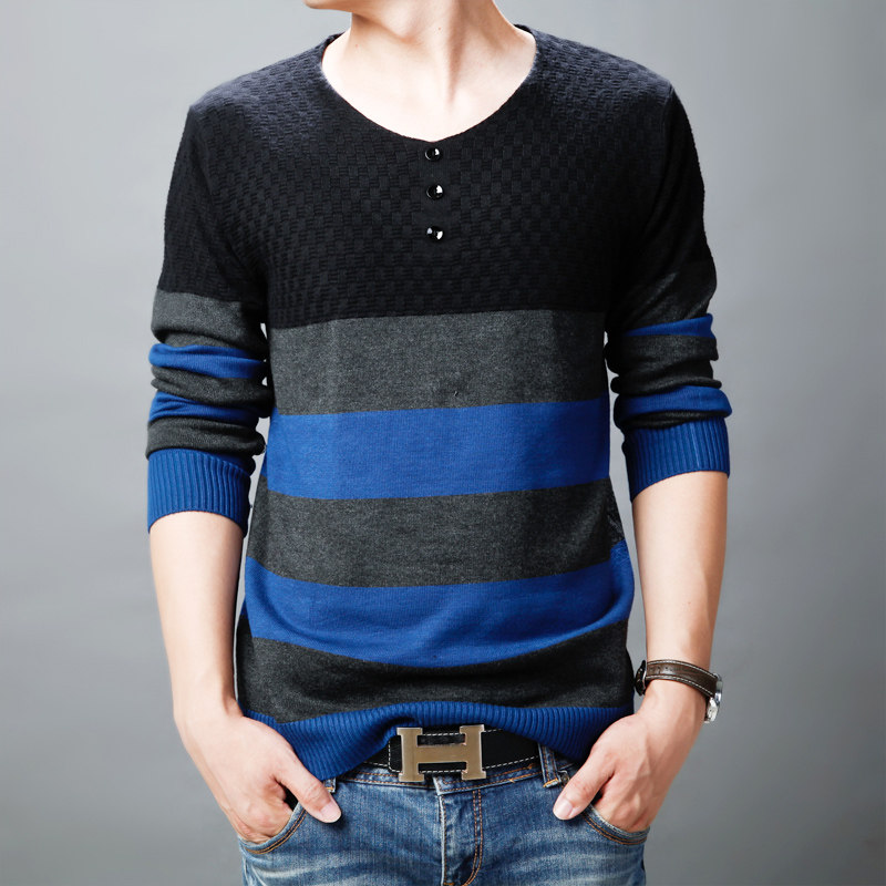 海澜<em>毛衣</em>男装2013之家秋冬装针织衫羊毛衫V领