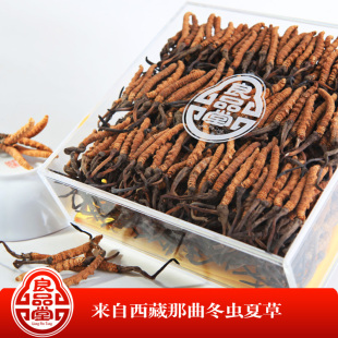  方家铺子 西藏那曲野生冬虫夏草 精品虫草礼盒装50g(1200只/斤)