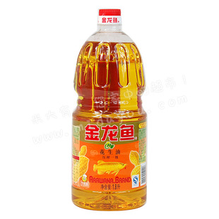  金龙鱼特香花生油1.8L 金龙鱼压榨一级食用油 粮油