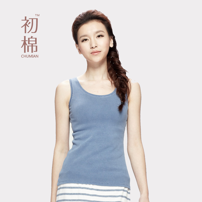 百搭工字背心女纯棉...