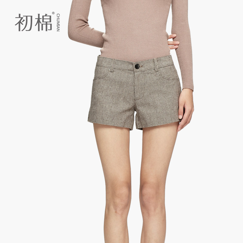 初棉2013<em>秋季</em>新款<em>短裤女休闲</em>裤韩版女装大码