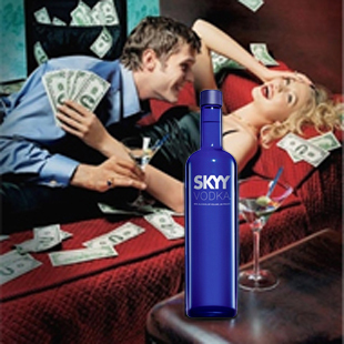  特价 美国 原装进口 洋酒 烈酒 skyy vodka蓝天伏特加（原味）750