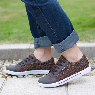  热卖新款夏季特价低帮牛筋底耐磨潮男韩版系带休闲鞋男帆布鞋板鞋