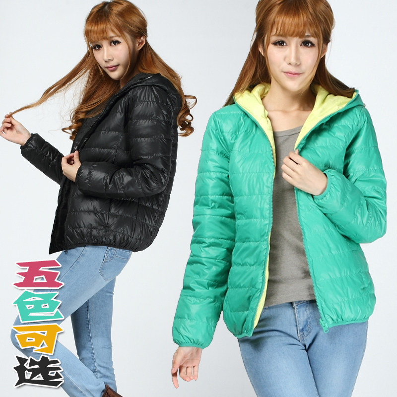 2013冬季新款<em>女装</em> <em>以纯</em>正品两面穿<em>羽绒服外套</em>