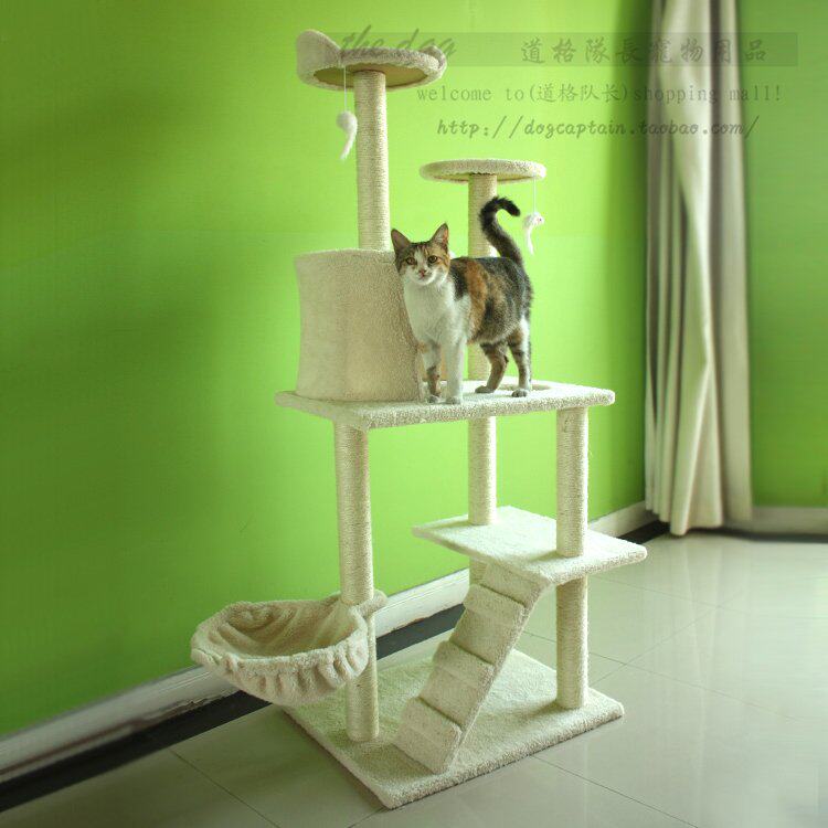 Special offer double-platform ladder climbing frame cat toy cat tree-climbing frame-Zhejiang-Shanghai package mail