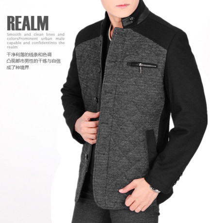 七匹狼<em>男装</em>旗舰店.品牌<em>韩版</em>男款<em>休身</em>棉衣.立领