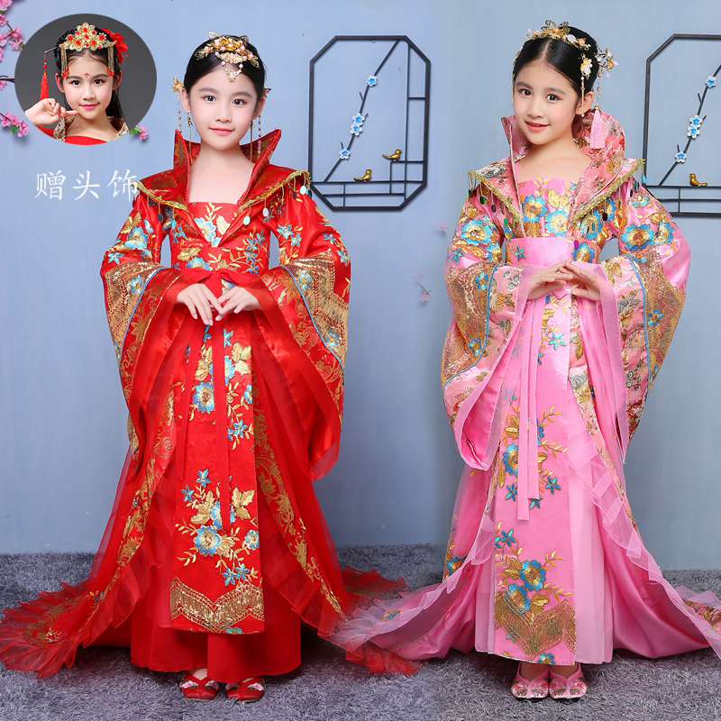 Chinese style ancient costume Wu Hart and Tang dynasties court Empress Royal cos fairy Photography stage show Tailing Hanfuin the Women's clothing/Boutique , Costume/National costume/Stage costumes , National costume/Costumes category - from Buy2taobao.com to provide professional Taobao agent buy service