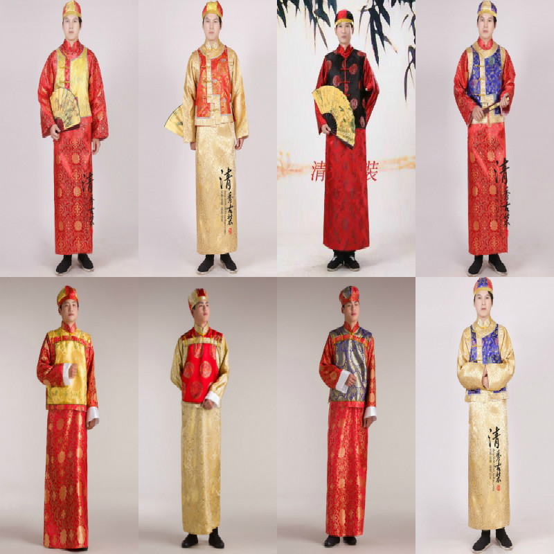 ancient costume Elder Master suit Robe Son Landowners Chinese style wedding clothing Groom MC clothesin the Men's clothing, National costume category - from Buy2taobao.com to provide professional Taobao agent buy service