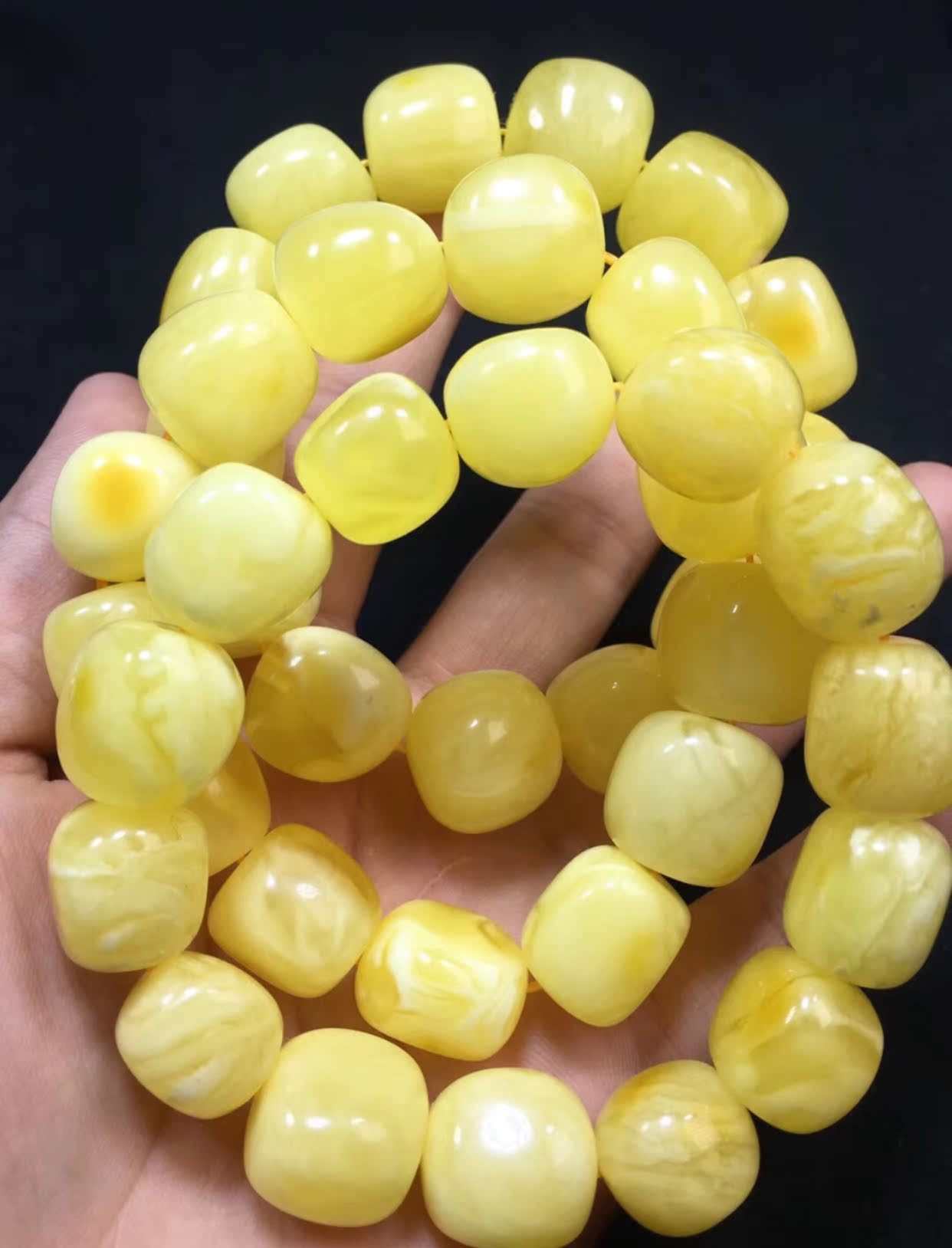 颜氏蜜蜡 纯天然蜜蜡手串 琥珀|msdalam kategori barang kemas/berlian/Emerald/emas, amber asli (baru), barang kemas - dari Buy2taobao.com untuk memberikan perkhidmatan ejen Taobao profesional membeli