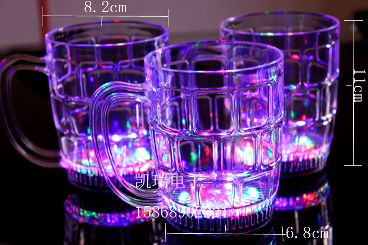1114 Flash Cup Flashing Cup party Masquerade luminescence Beer mug Bar Disco KTV Atmosphere propsin the Home accessories , Creative Jewelry , Funny cup category - from Buy2taobao.com to provide professional Taobao agent buy service