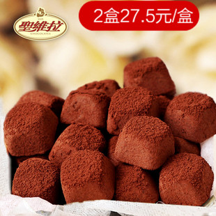  旗舰店正品 圣维拉SanVela 手工松露巧克力礼盒椰香味400g 包邮