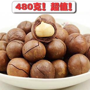  天虹牌原味盐焗夏威夷果 澳洲坚果 送开果器480g 4件包邮