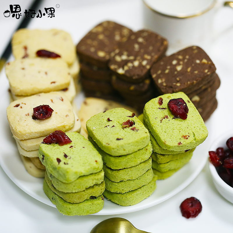 3口味手工曲奇饼干巧克力果仁抹茶蔓越莓牛奶零食大礼包量贩|msdalam kategori makanan ringan/Nuts/Specialty, biskut/muncul, Biskut (baru), cookies - dari Buy2taobao.com untuk memberikan perkhidmatan ejen Taobao profesional membeli